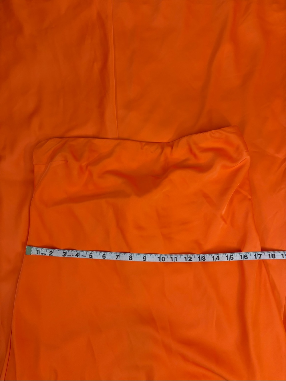 Gianni Bini Francesca Satin Dress In Mandarin Sz 12 NWT - - Picture 5 of 9